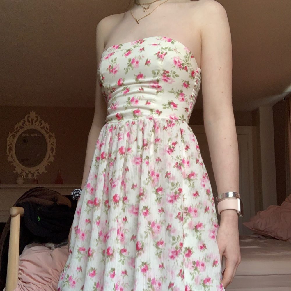 Abercrombie kids strapless dress